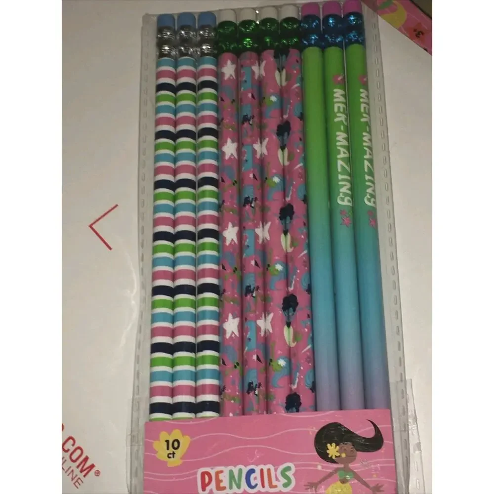 Lot Of 160 Mer-Mazing Mermaid Pencils 16 Packs 10 Per Pack